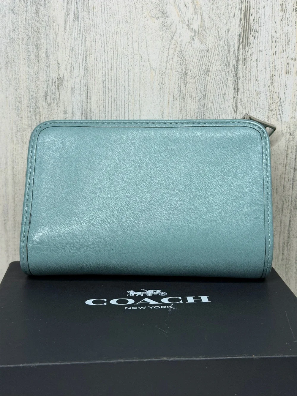 Coach Tabby Medium Wallet in Aquamarine